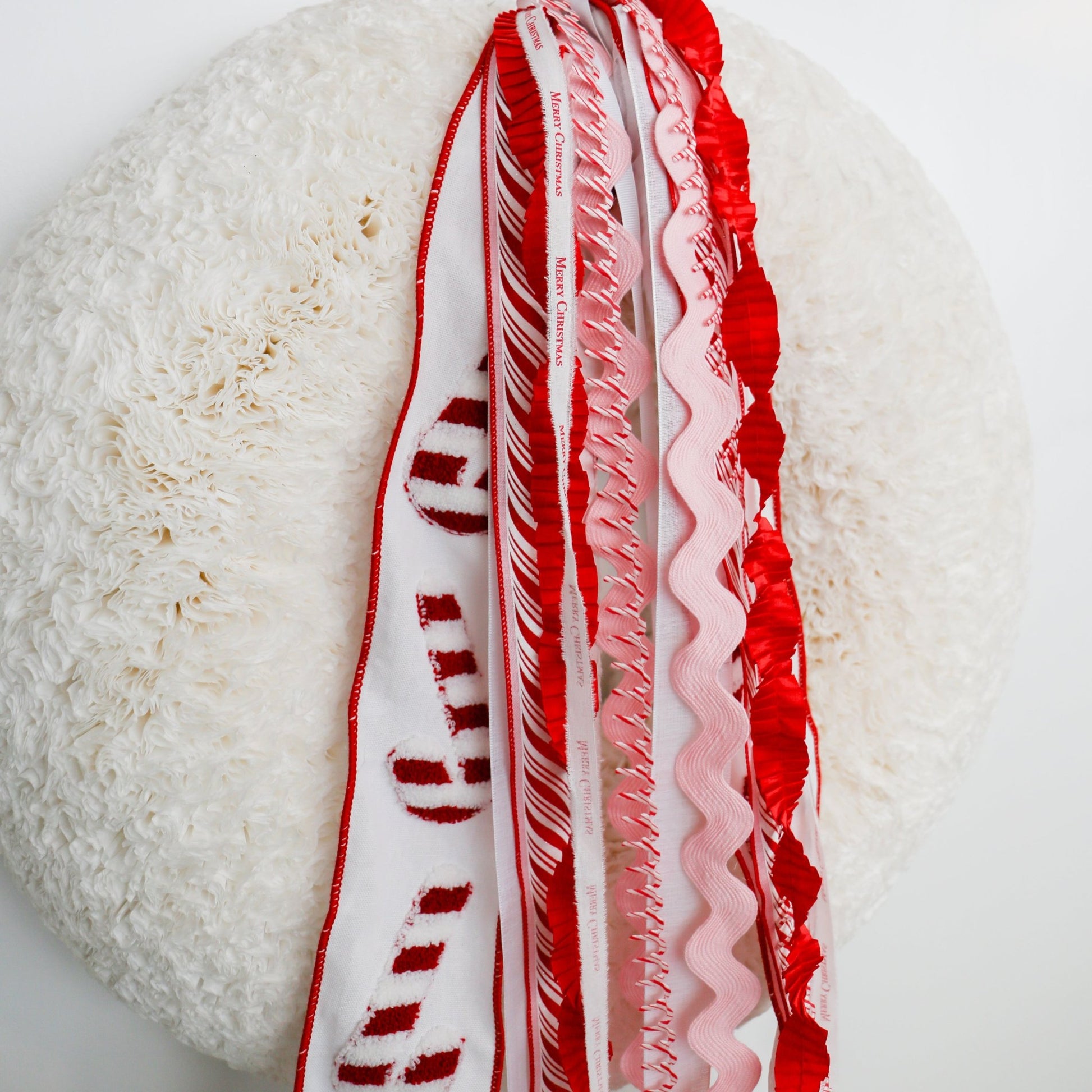 Candy Cane Christmas RIBBON SET™ (without Bow) - Knot and Spool