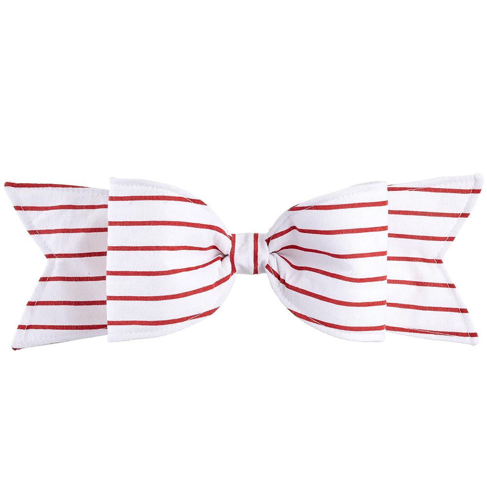 Candy Cane Stripe Bow | 15.5 - inch - Knot and Spool