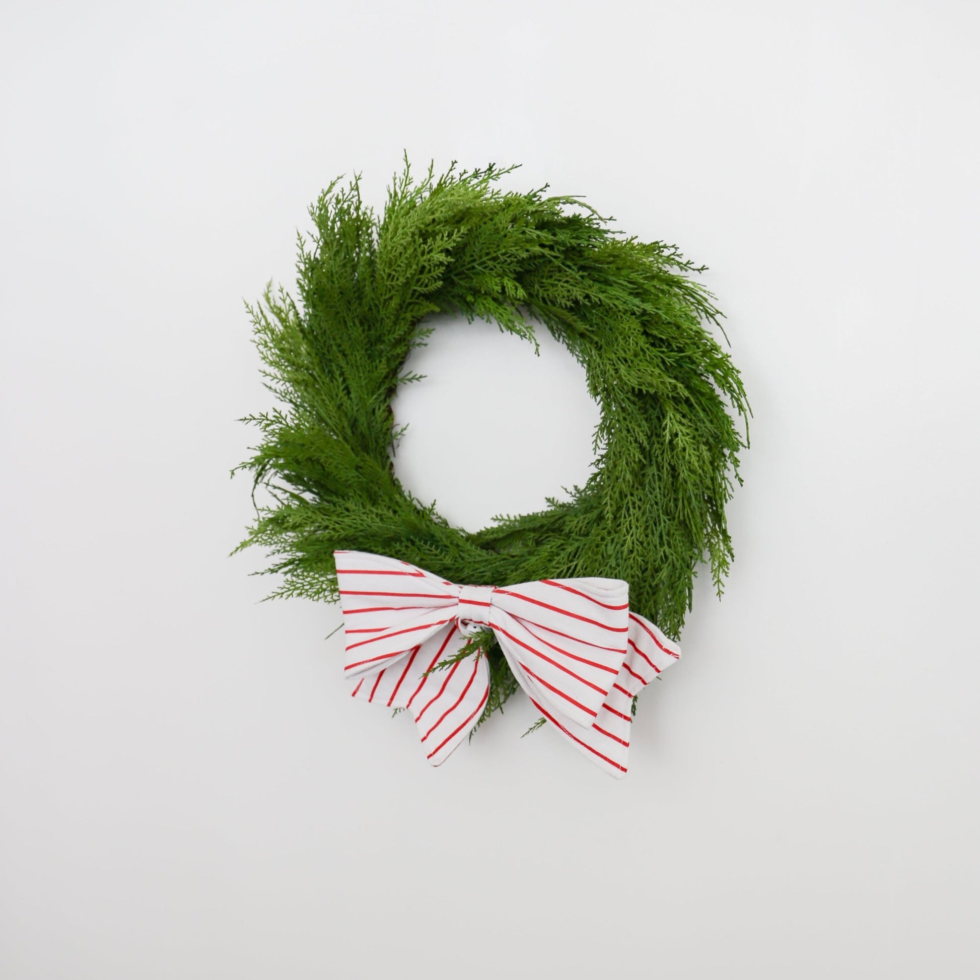 Candy Cane Stripe Bow | 15.5 - inch - Knot and Spool