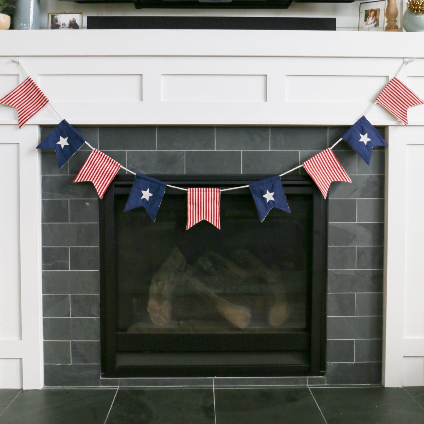 Canvas Flag Garland | 72" - Knot and Spool