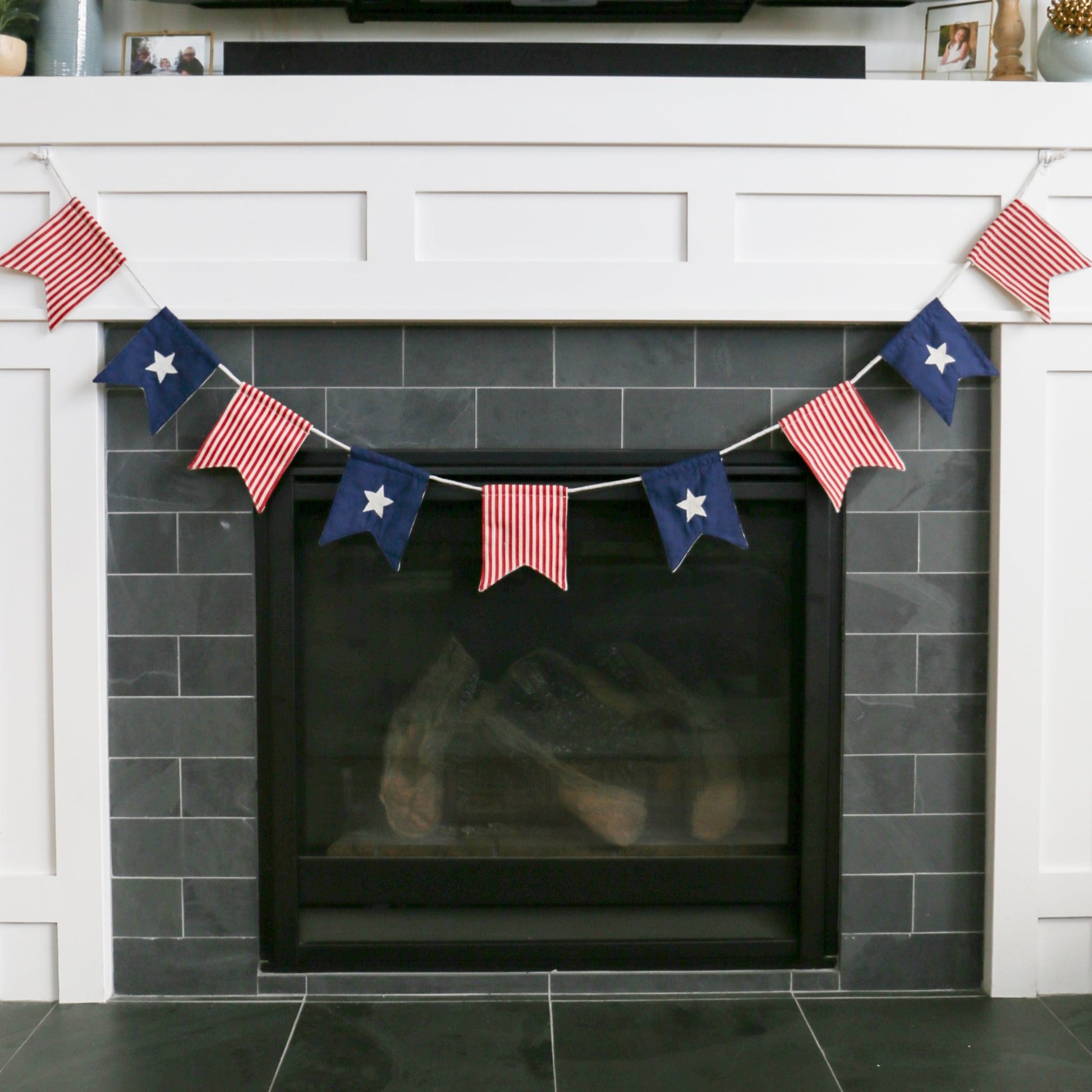 Canvas Flag Garland | 72" - Knot and Spool