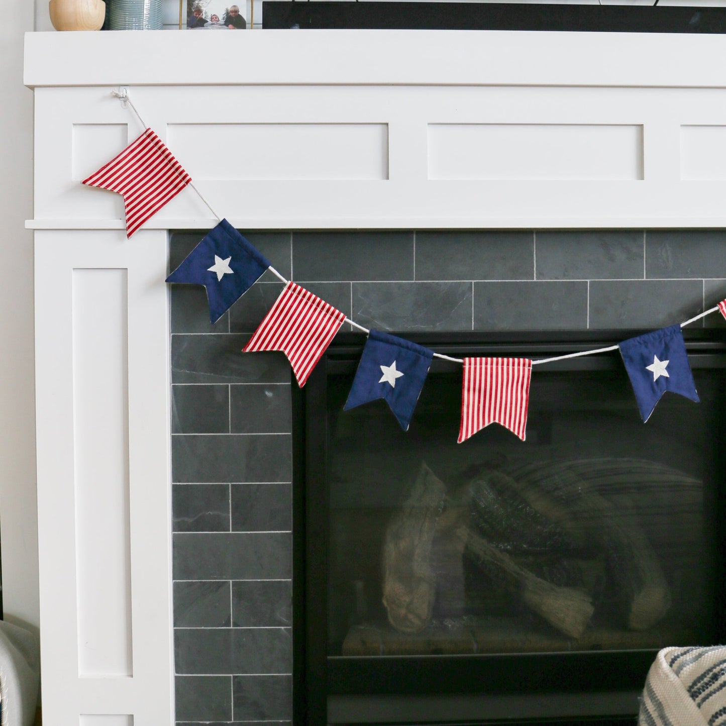 Canvas Flag Garland | 72" - Knot and Spool