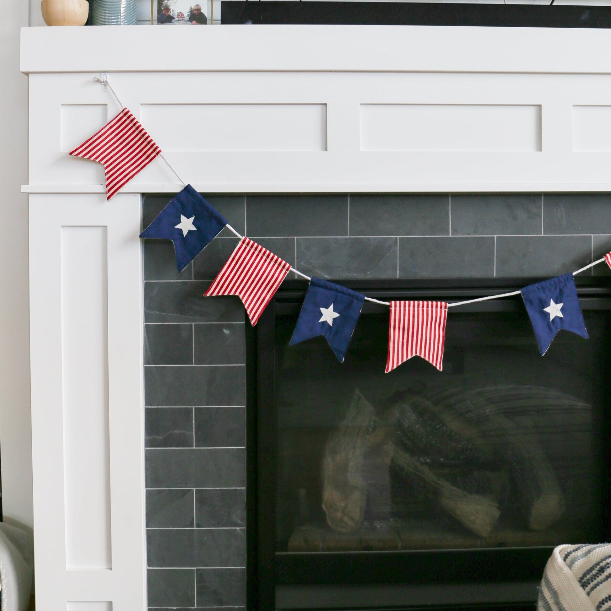 Canvas Flag Garland | 72" - Knot and Spool