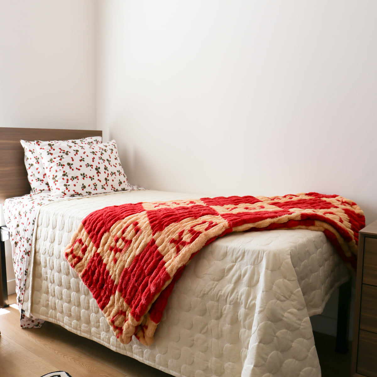 Chi Omega 50" x 60" Luxury Double-Sided Faux Fur Throw Blanket