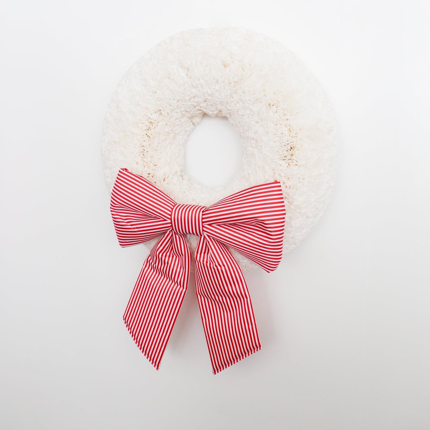 Classic Holiday Stripe Double - Tail Bow | Large - Knot and Spool