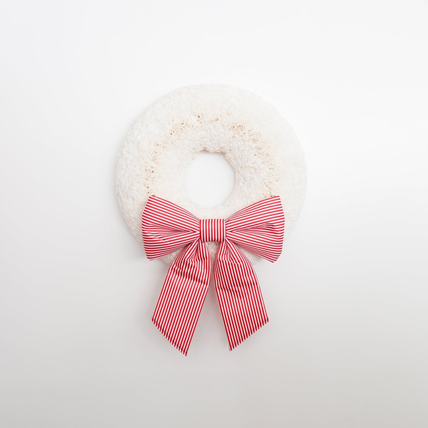 Classic Holiday Stripe Double - Tail Bow | Large - Knot and Spool