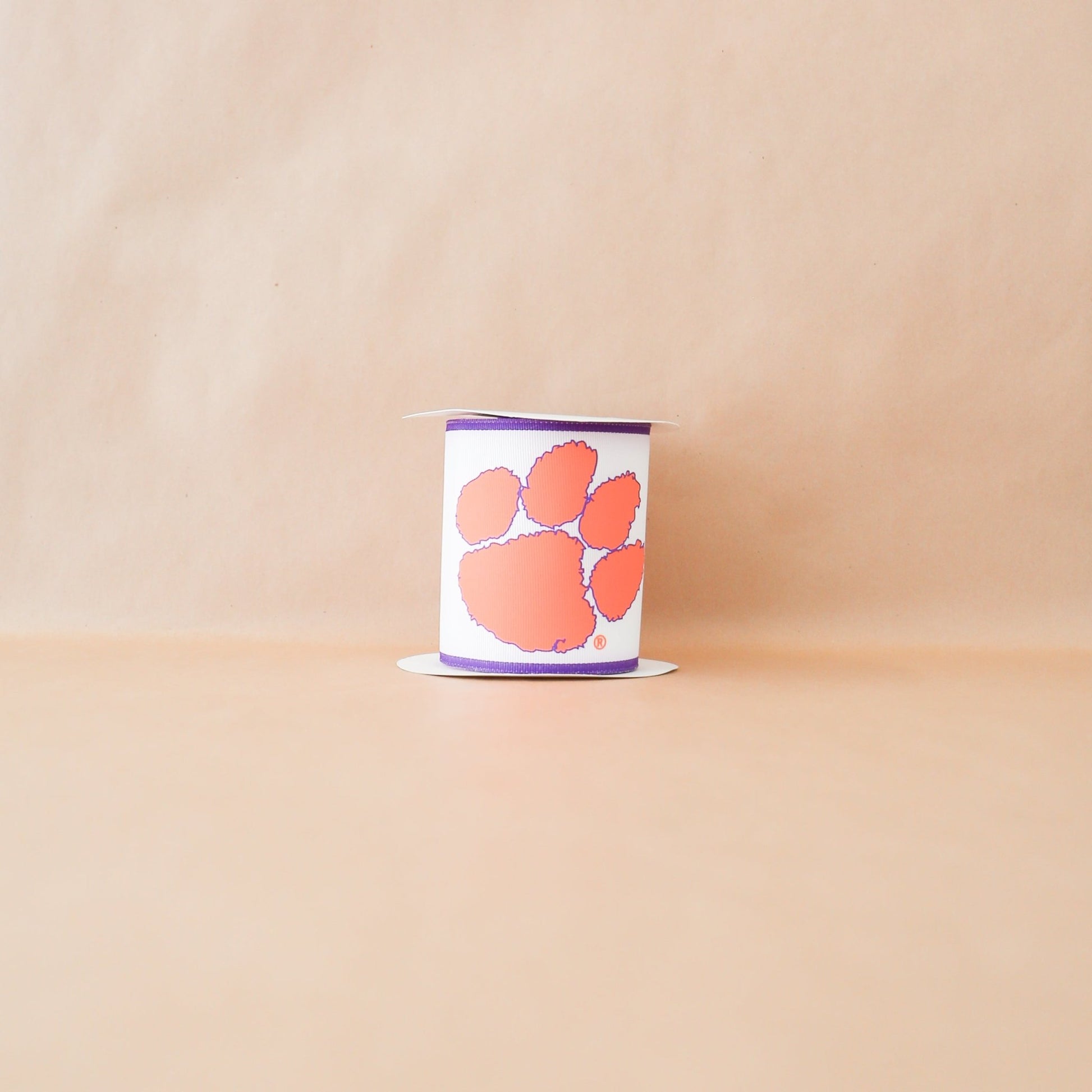 Clemson University Collegiate Ribbon | 4" | By the Yard - Knot and Spool