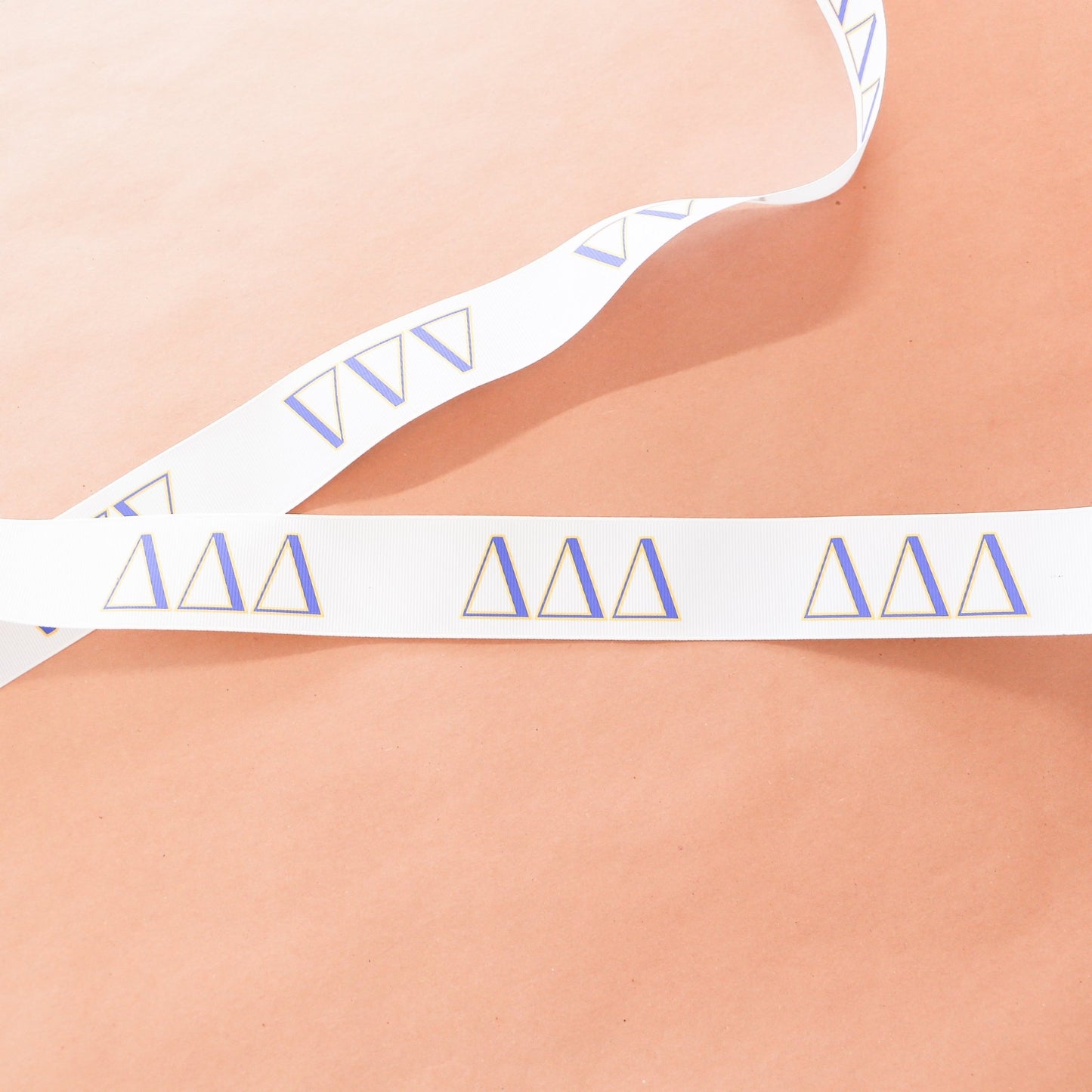 Delta Delta Delta Ribbon | 1.5" | By the Yard - Knot and Spool