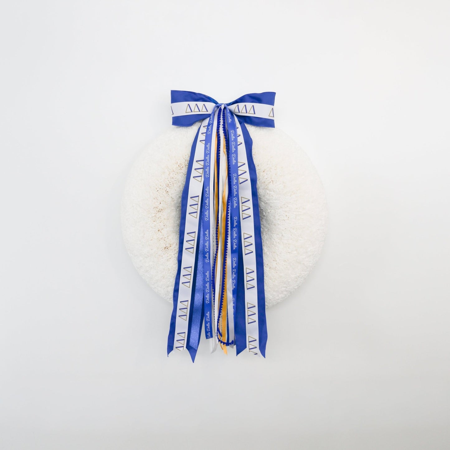 Delta Delta Delta Ribbon Set With Bow - Knot and Spool