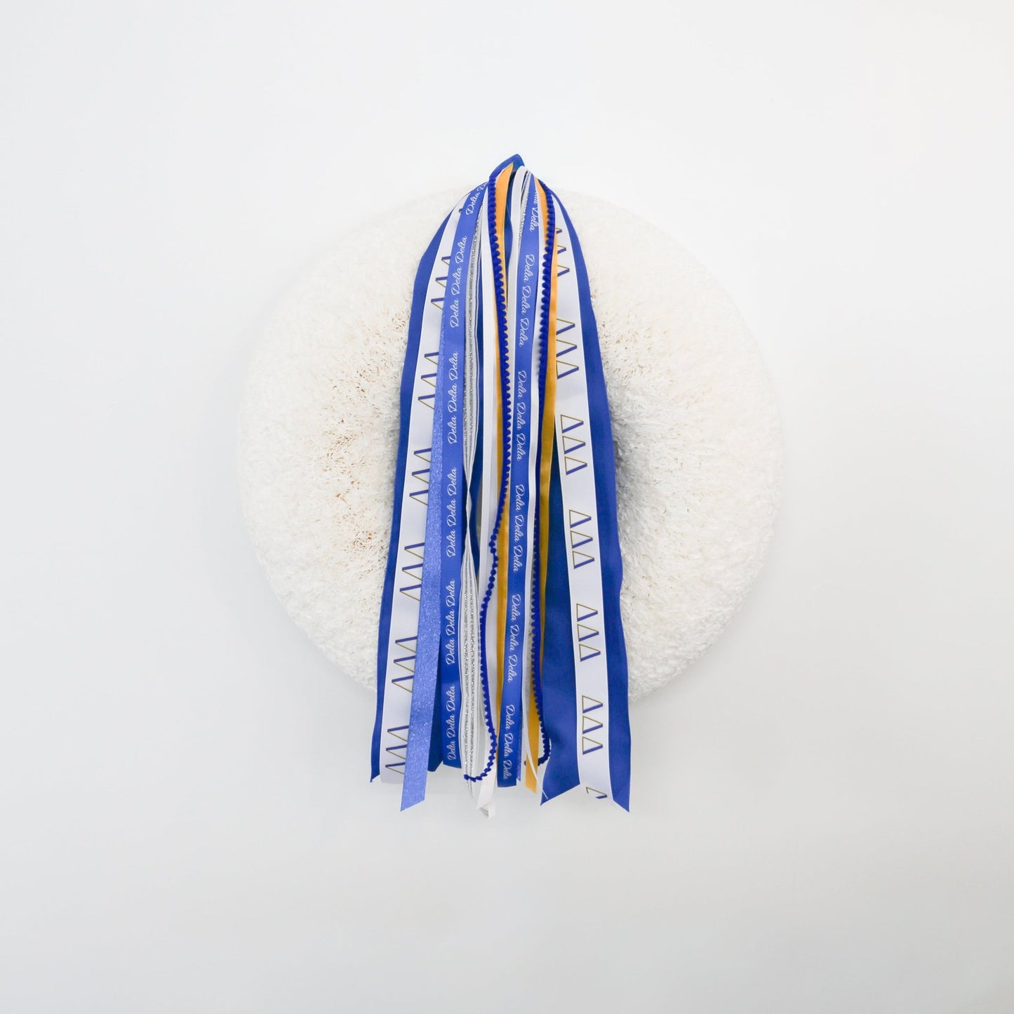 Delta Delta Delta Ribbon Set Without Bow - Knot and Spool