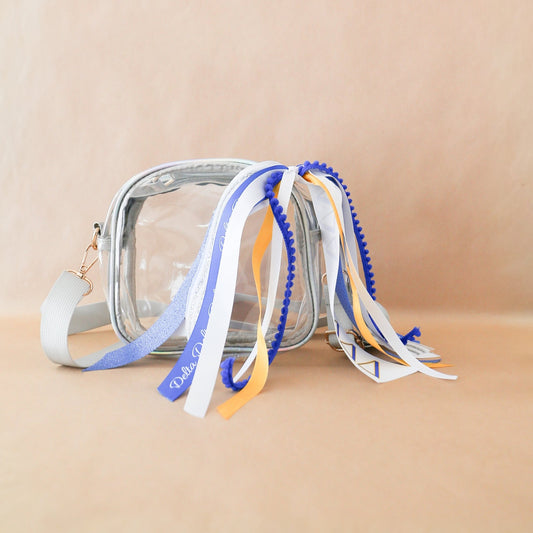 Delta Delta Delta Ribbon Tassel - Knot and Spool