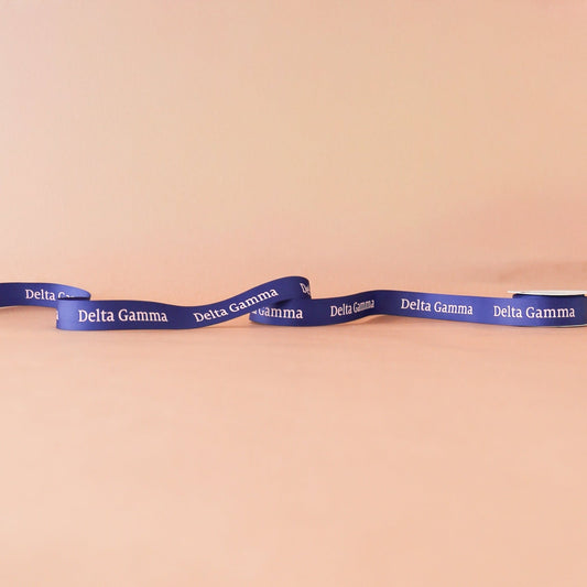 Delta Gamma Ribbon | 7/8" | By the Yard - Knot and Spool