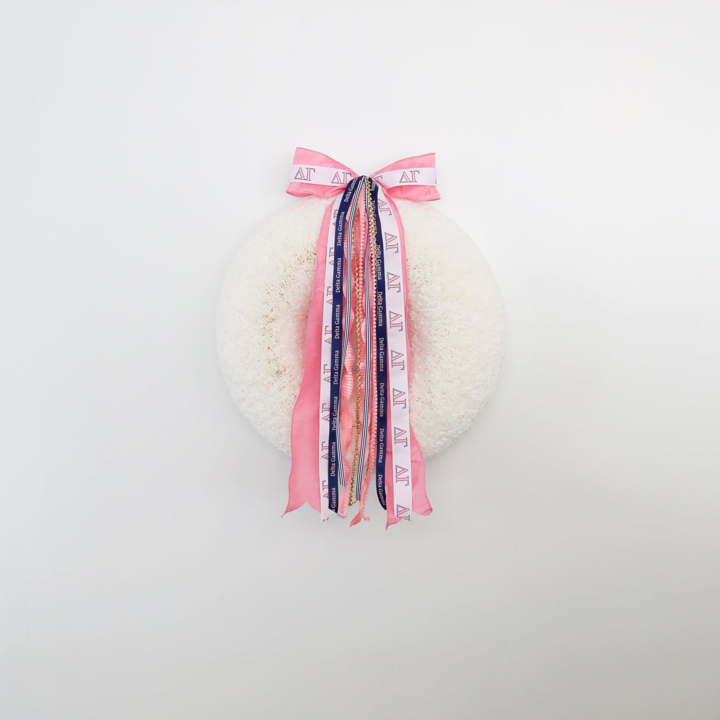 Delta Gamma Ribbon Set With Bow - Knot and Spool