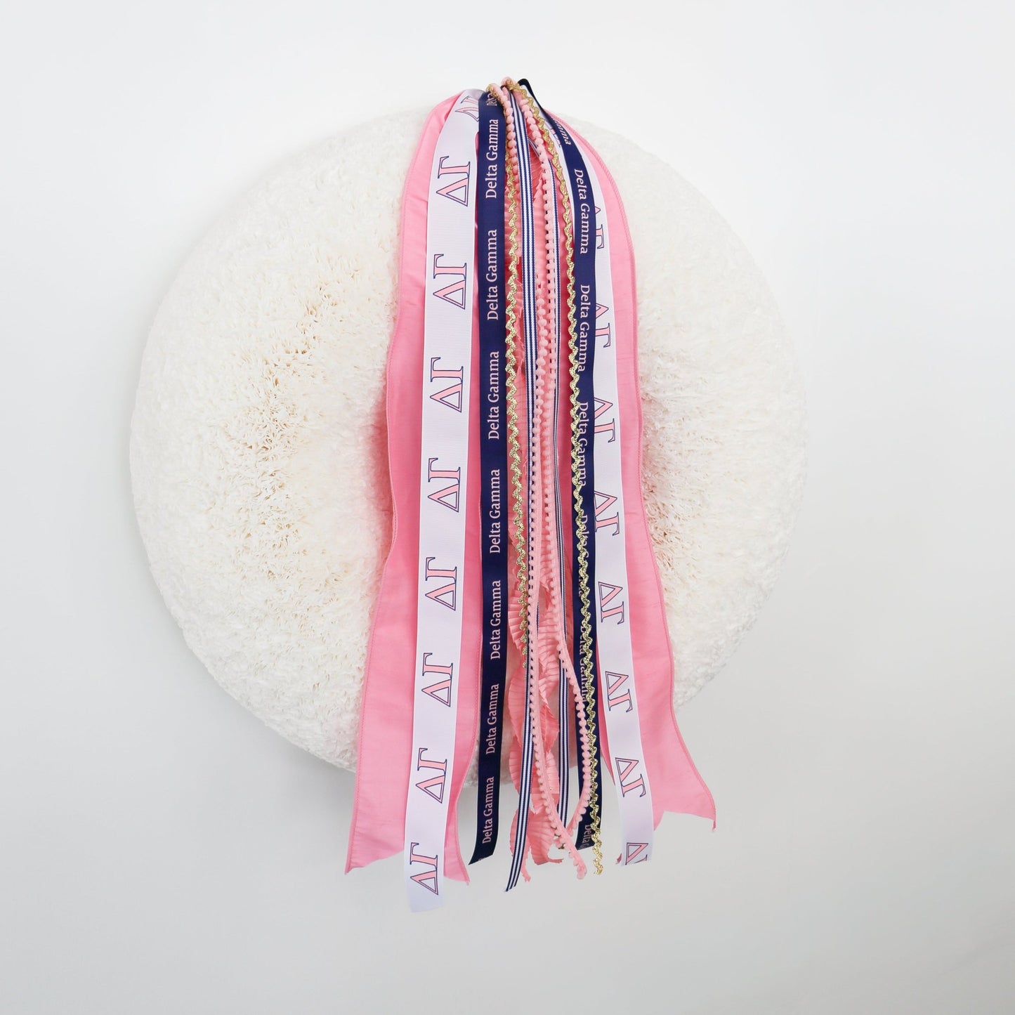 Delta Gamma Ribbon Set Without Bow - Knot and Spool