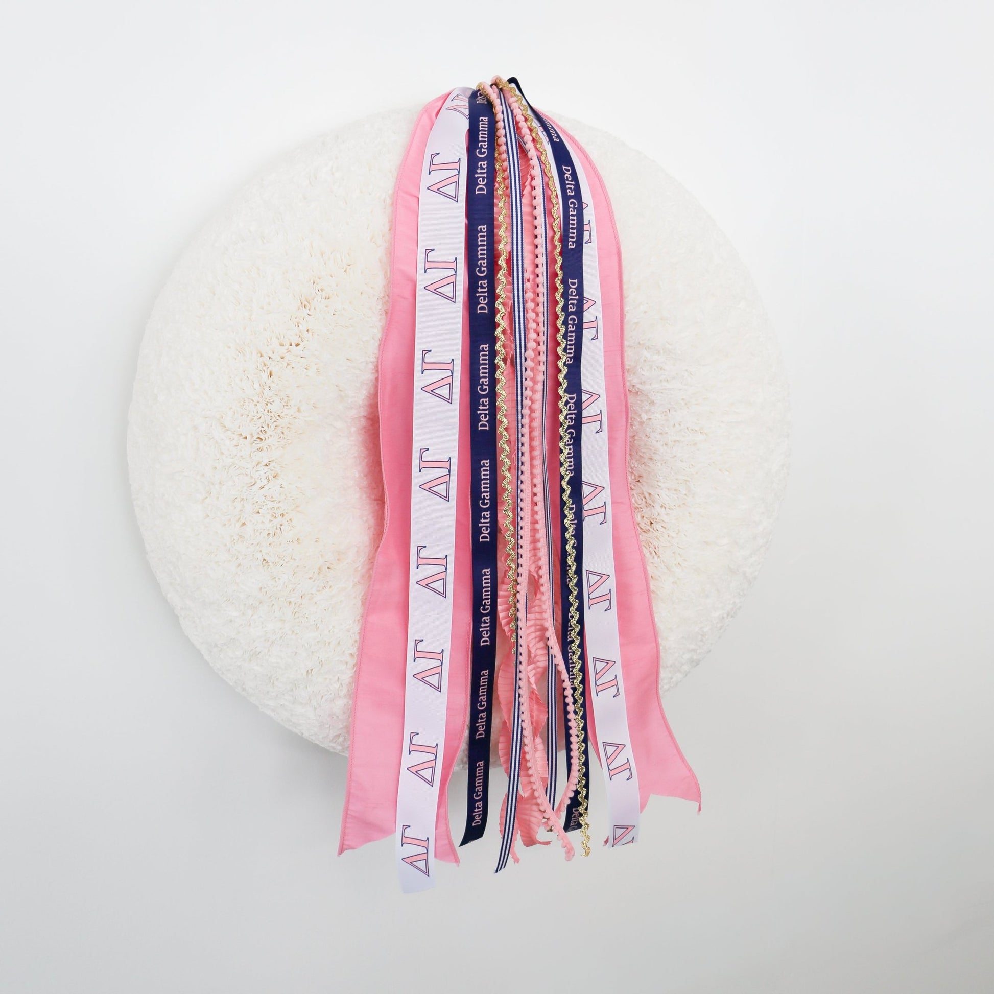 Delta Gamma Ribbon Set Without Bow - Knot and Spool