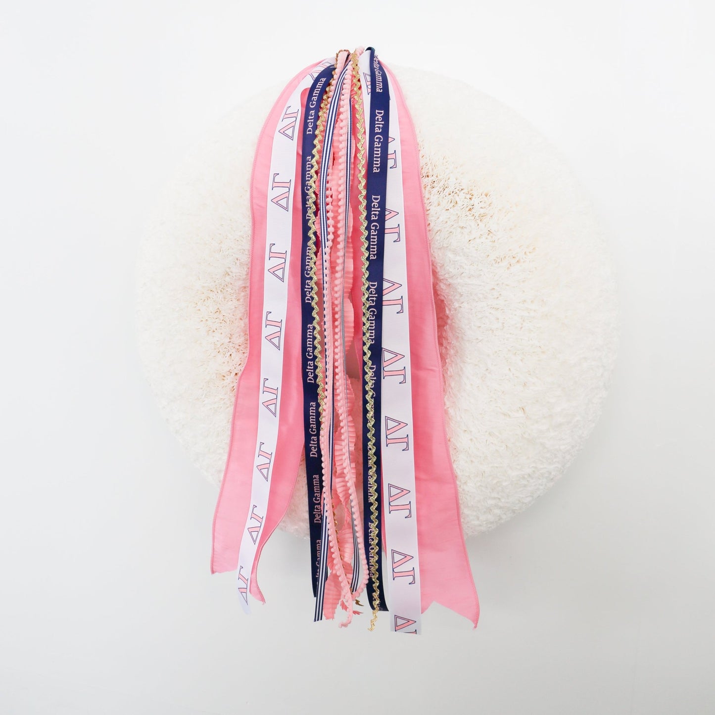 Delta Gamma Ribbon Set Without Bow - Knot and Spool