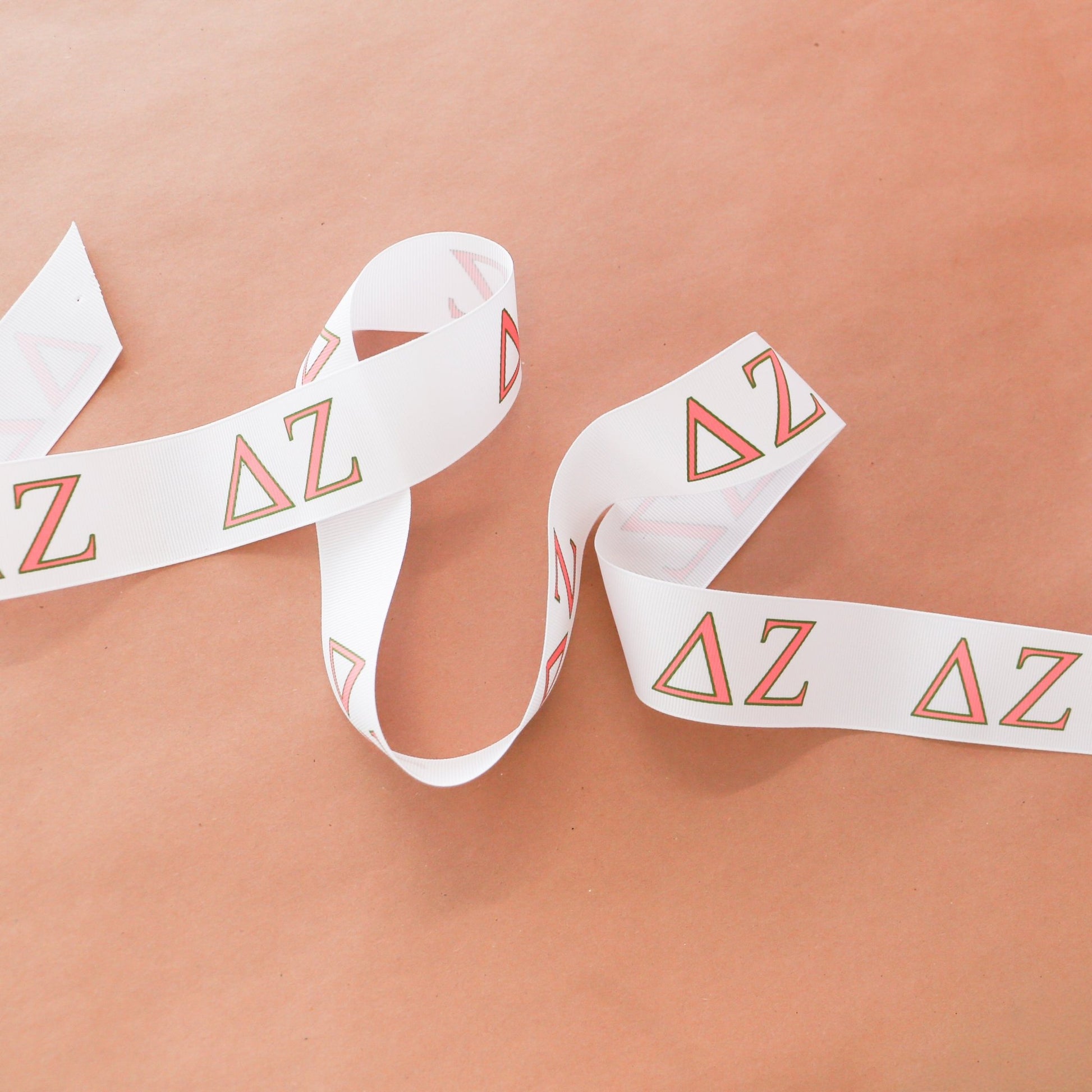 Delta Zeta Ribbon | 1.5" | By the Yard - Knot and Spool
