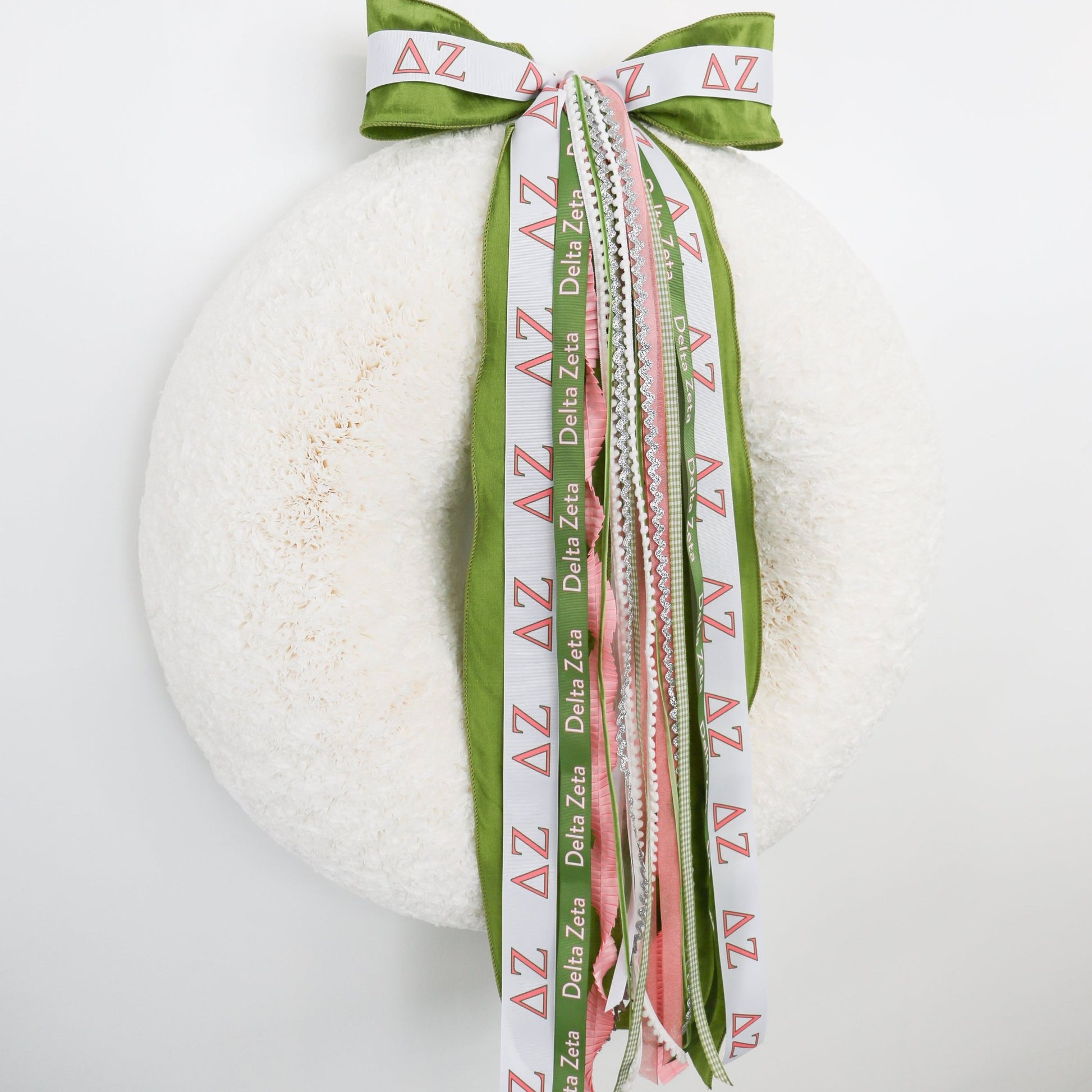Delta Zeta Ribbon Set With Bow - Knot and Spool