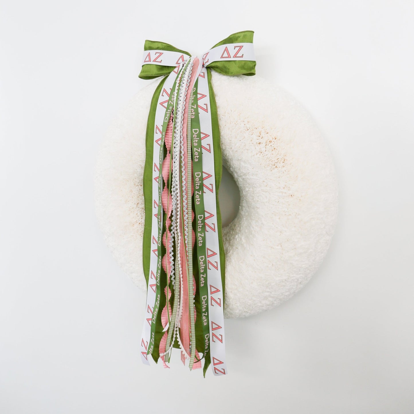 Delta Zeta Ribbon Set With Bow - Knot and Spool