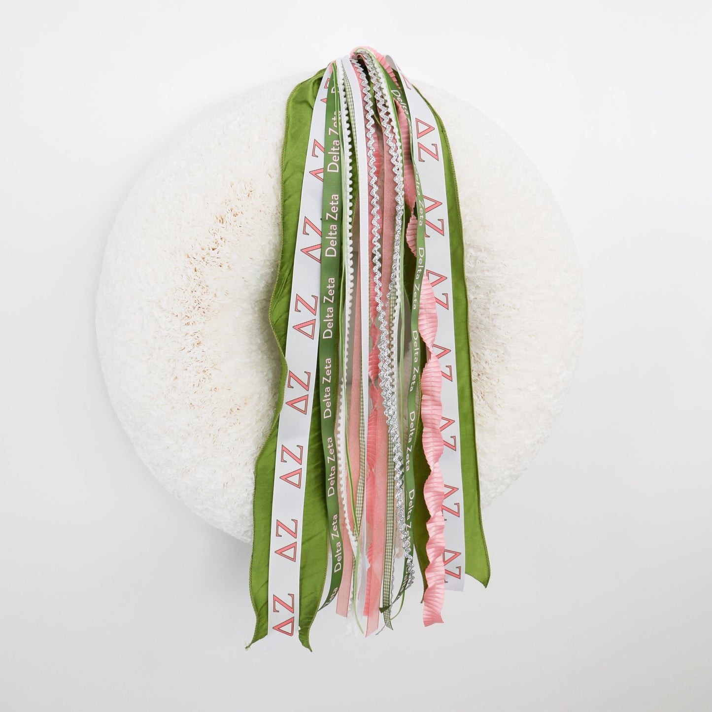 Delta Zeta Ribbon Set Without Bow - Knot and Spool