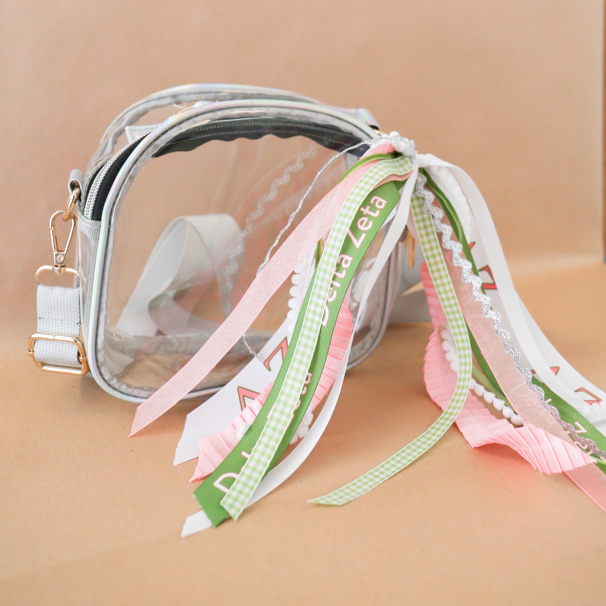 Delta Zeta Ribbon Tassel - Knot and Spool