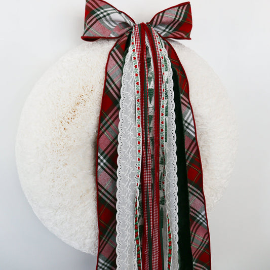 Evergreen Noel RIBBON SET™ (with Bow) - Knot and Spool