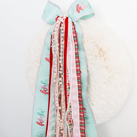 Fa La La La La RIBBON SET™ (with Bow) - Knot and Spool