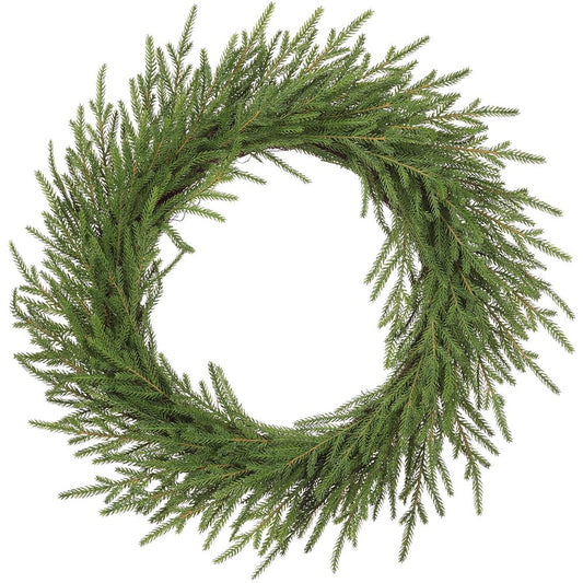 Faux Cypress Wreath | 22 - inch - Knot and Spool