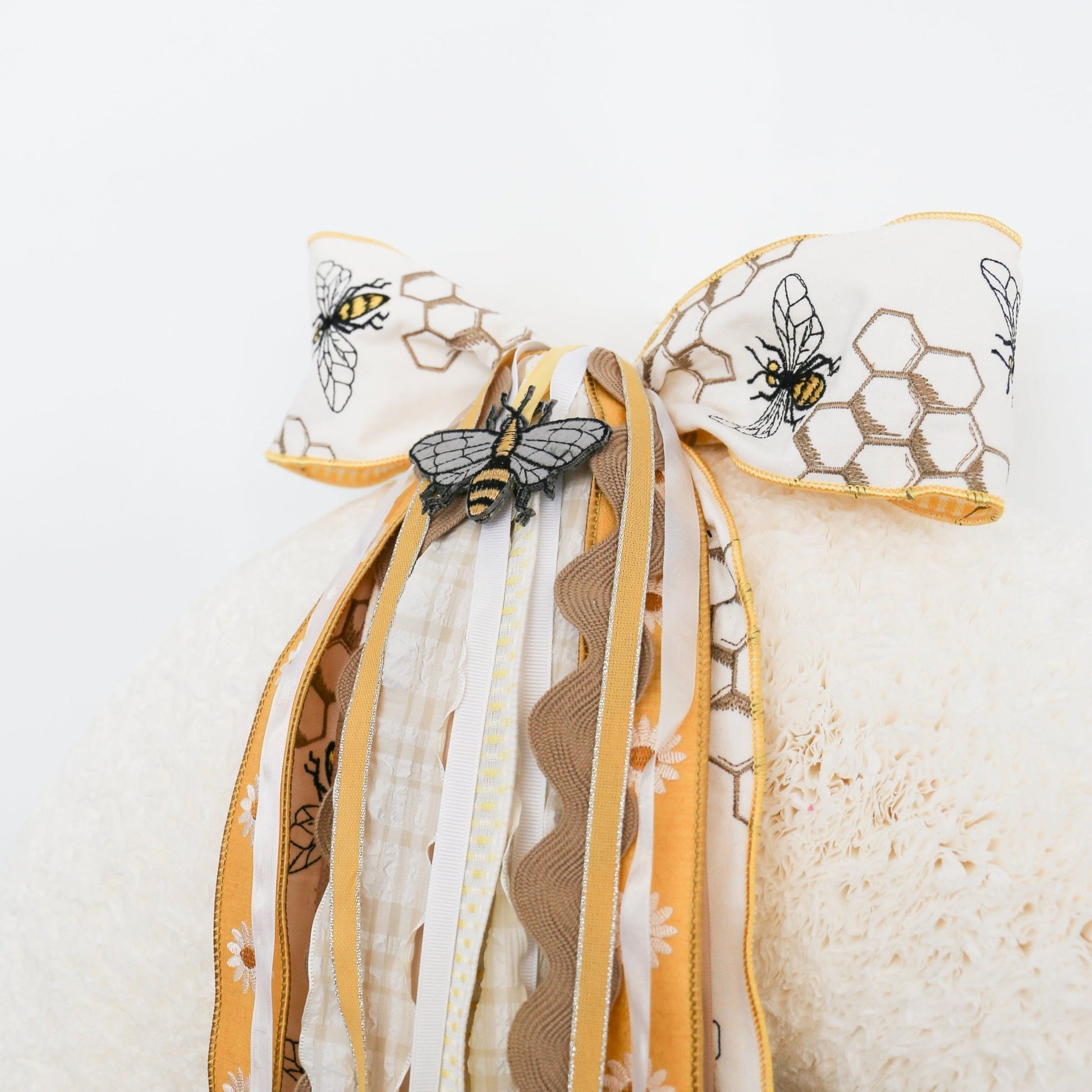 Felt Bee Ornament - Knot and Spool