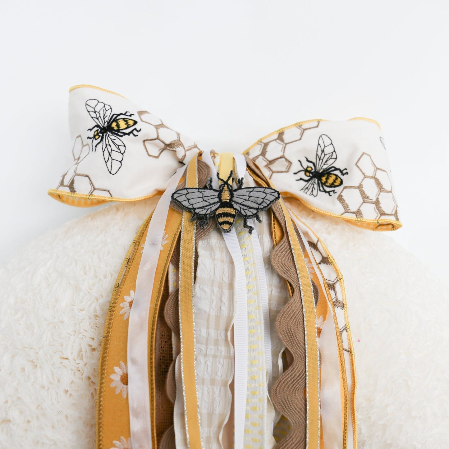Felt Bee Ornament - Knot and Spool