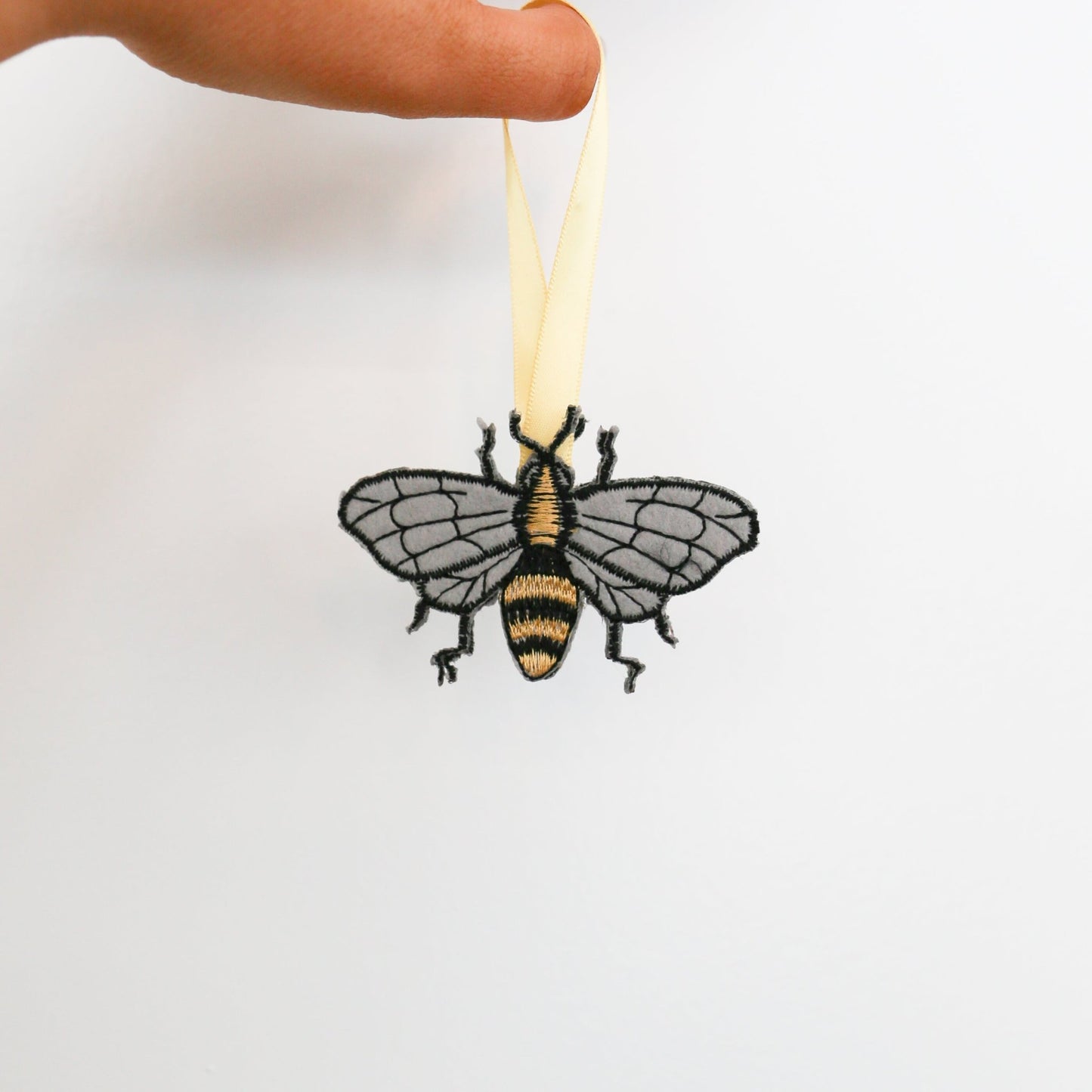 Felt Bee Ornament - Knot and Spool