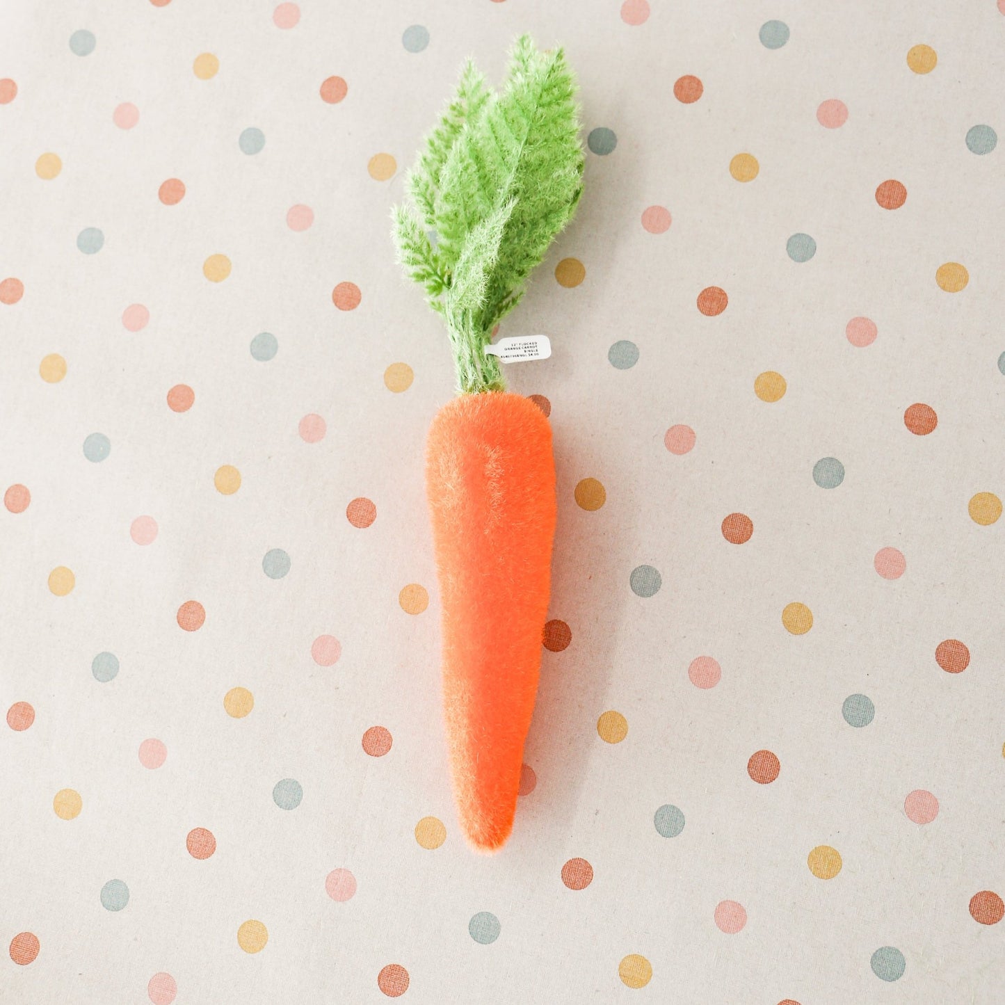 Flocked Orange Carrots - Available in Small, Medium and Large - Knot and Spool
