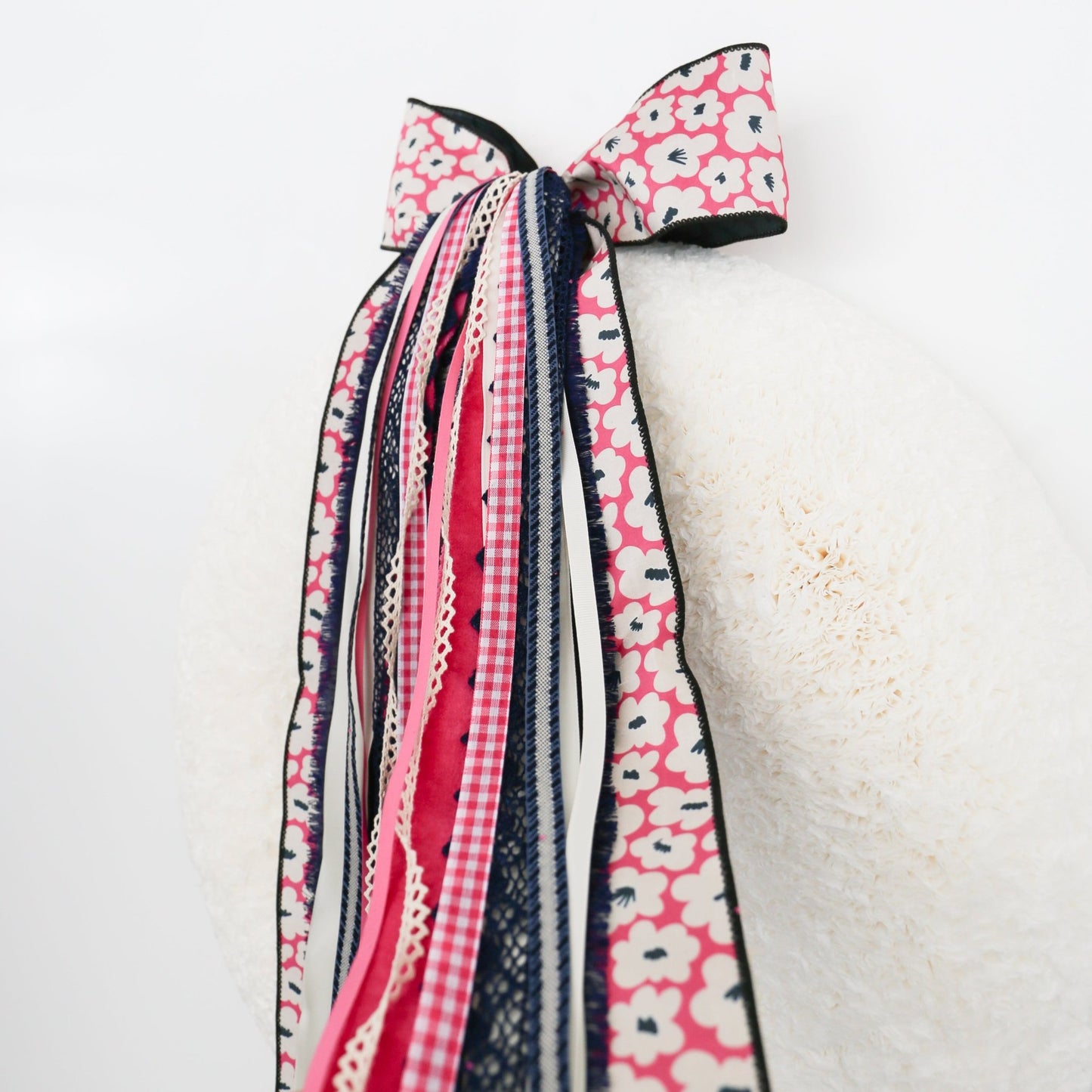 Fuchsia Flora RIBBON SET™ (with Bow) - Knot and Spool