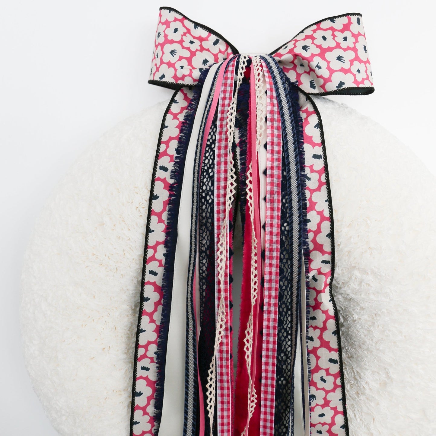 Fuchsia Flora RIBBON SET™ (with Bow) - Knot and Spool
