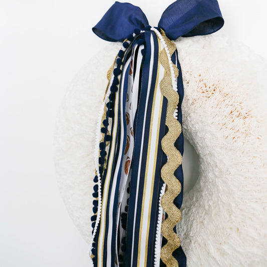 Gold & Blue RIBBON SET™ (with Bow) - Knot and Spool
