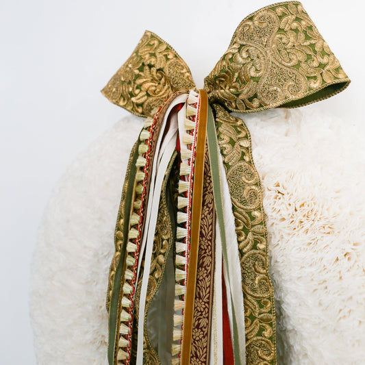 Golden Evergreen RIBBON SET™ (with Bow) - Knot and Spool