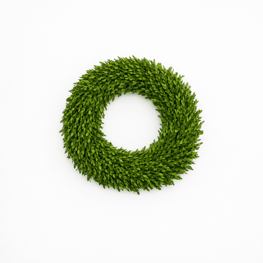 Green Tea Wreath | 18 - inch - Knot and Spool