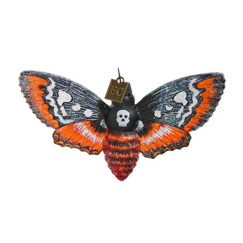HALLOWEEN MOTH ORNAMENT | EC 4.75" - Knot and Spool