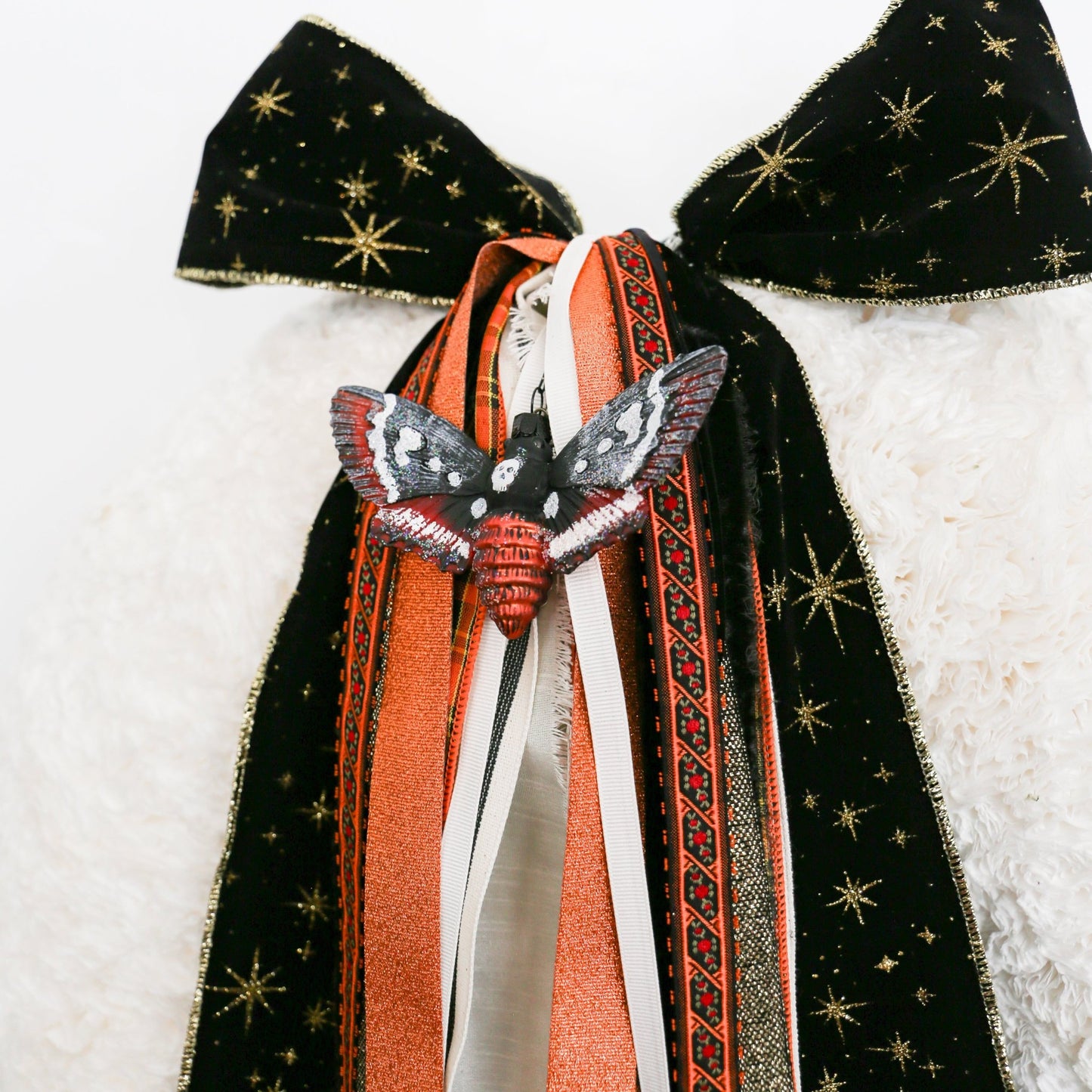 HALLOWEEN MOTH ORNAMENT | EC 4.75" - Knot and Spool