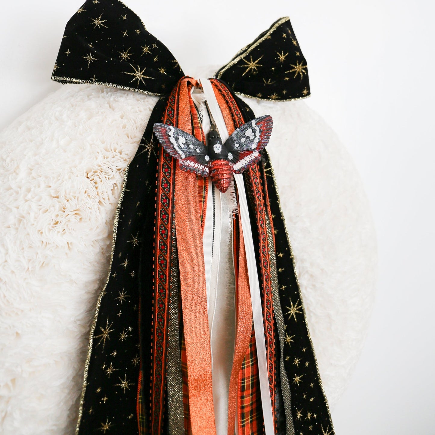 HALLOWEEN MOTH ORNAMENT | EC 4.75" - Knot and Spool