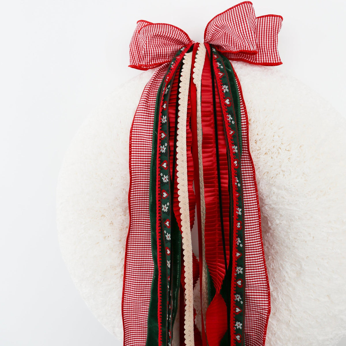Hearts of Noel RIBBON SET™ (with Double Bow) - Knot and Spool