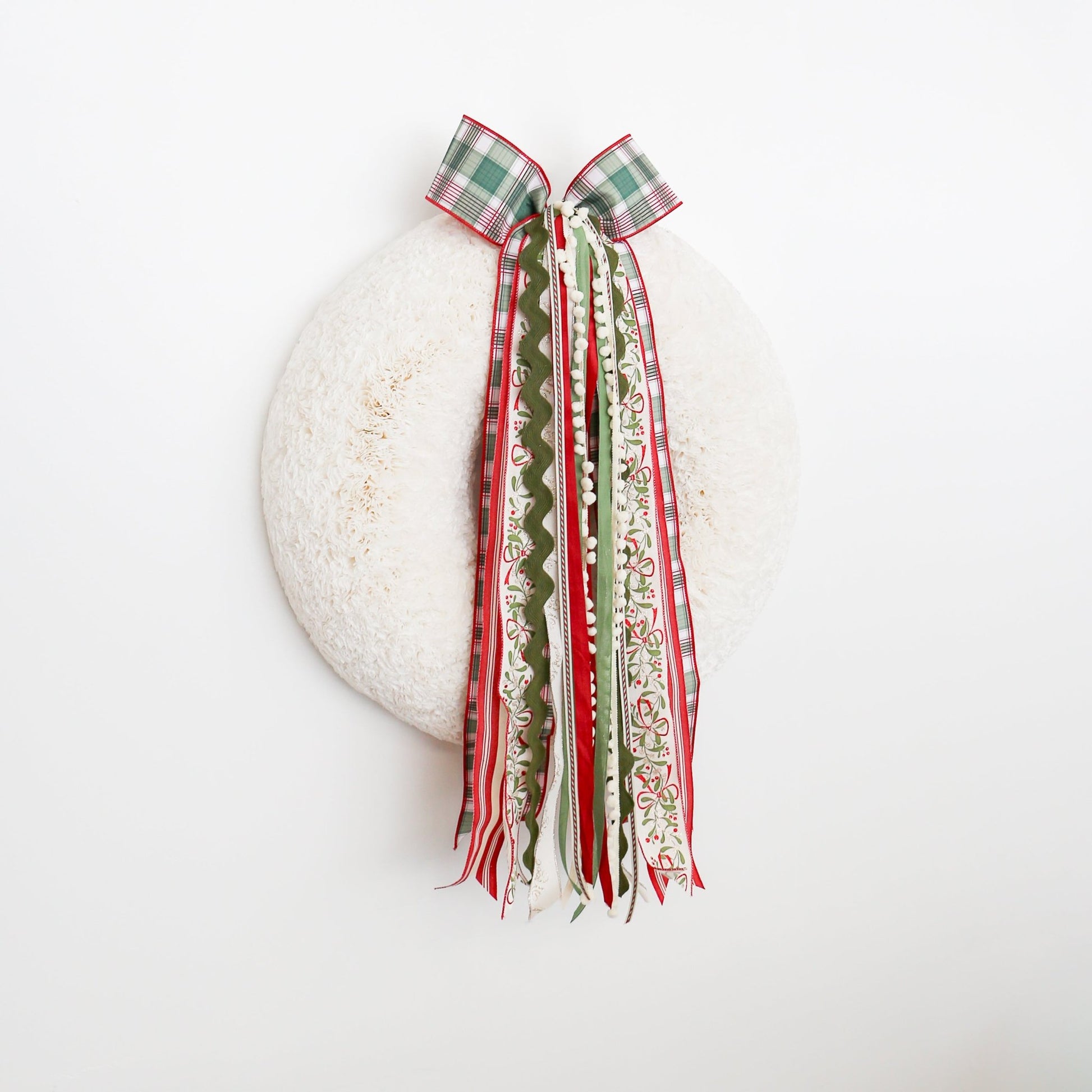 Holly and Plaid RIBBON SET™ (with Bow) - Knot and Spool