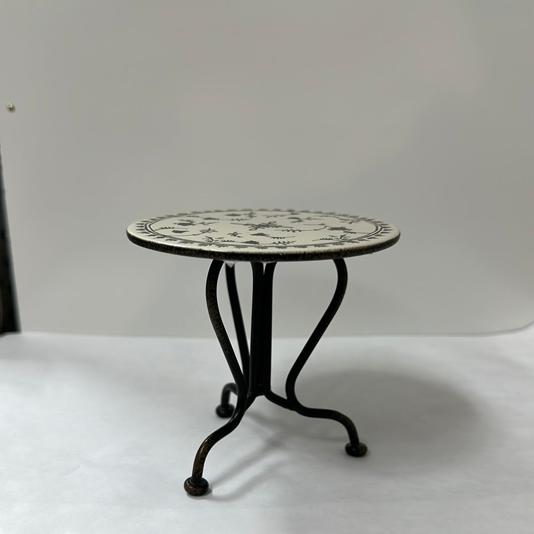 Maileg Vintage Tea Table  Micro-Anthracite