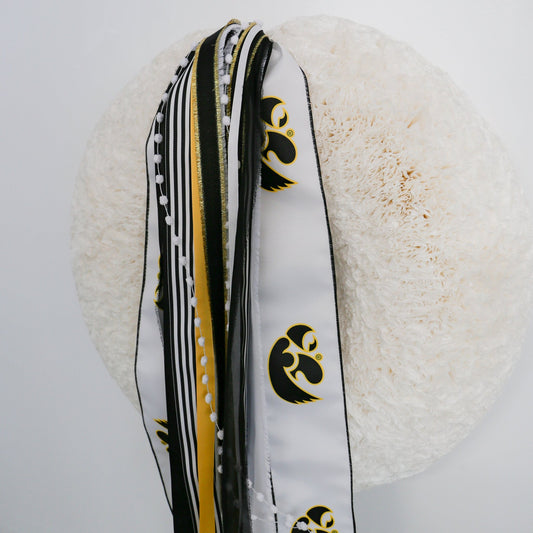 Iowa Hawkeyes RIBBON SET™ (without Bow) - Knot and Spool