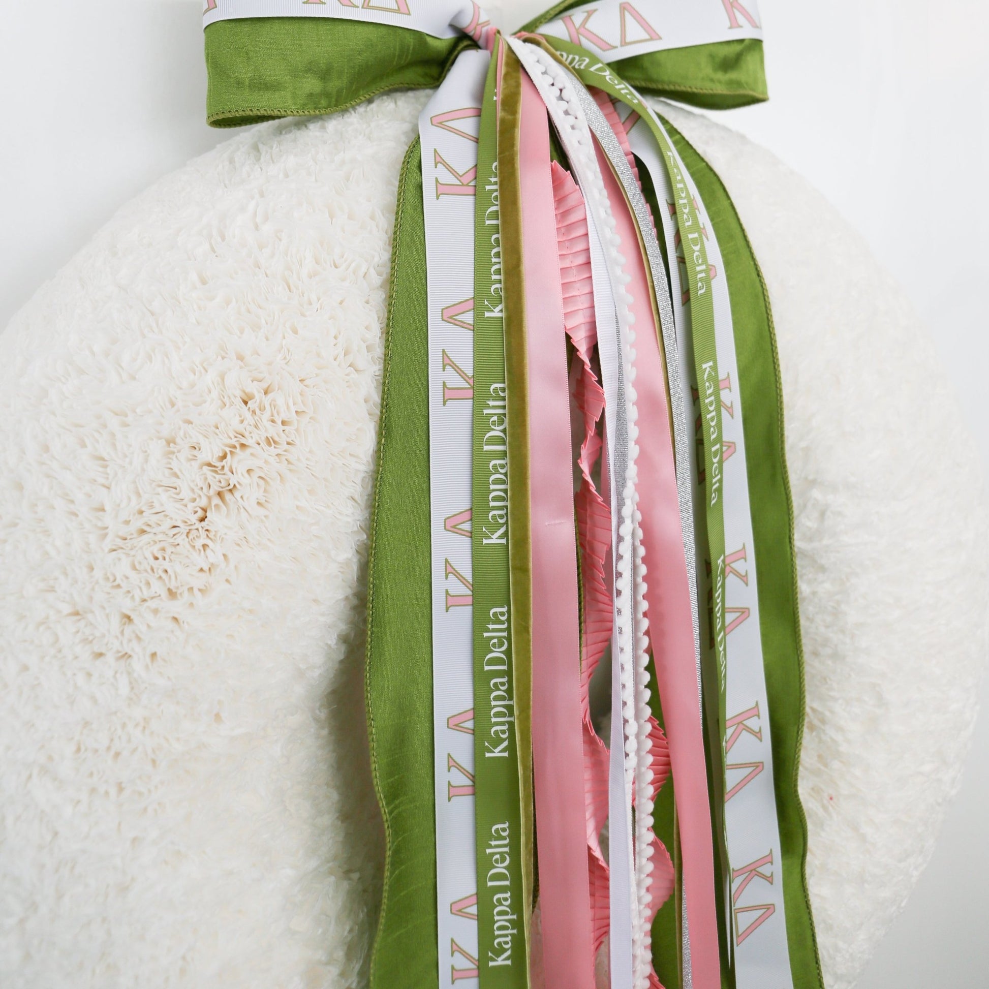 Kappa Delta Ribbon Set With Bow - Knot and Spool
