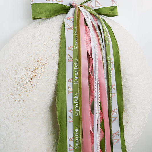 Kappa Delta Ribbon Set With Bow - Knot and Spool