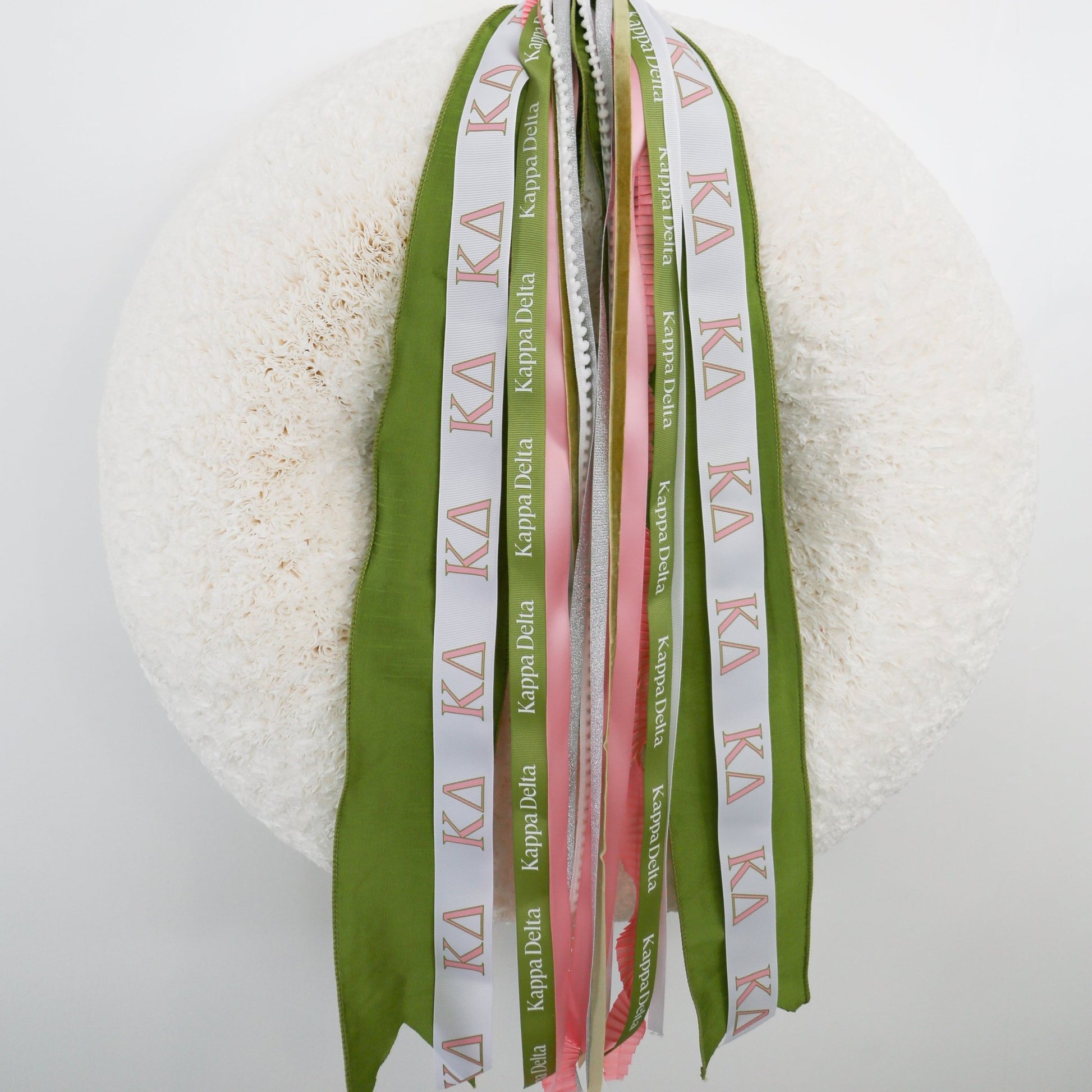 Kappa Delta Ribbon Set Without Bow - Knot and Spool