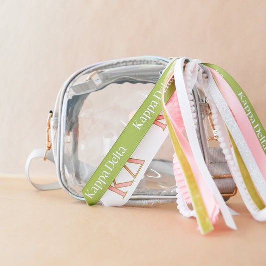 Kappa Delta Ribbon Tassel - Knot and Spool