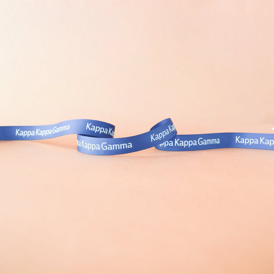 Kappa Kappa Gamma Ribbon | 7/8" | By the Yard - Knot and Spool