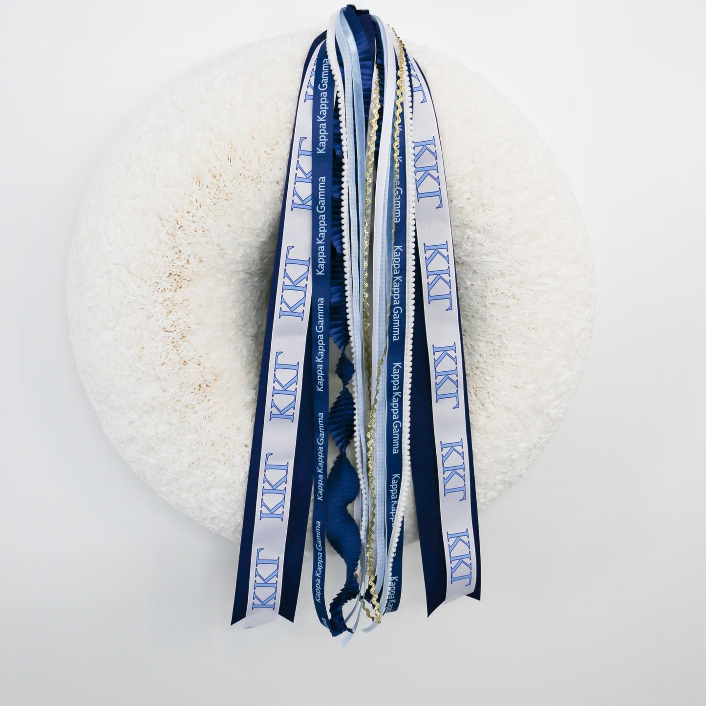 Kappa Kappa Gamma Ribbon Set Without Bow - Knot and Spool
